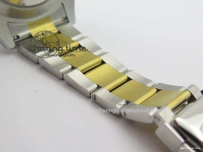 0213 AllSeason DateJust II 116333 SS YG 41mm EW Best Edition Black Dial Gold Roman Markers On SS Bracelet A 3826